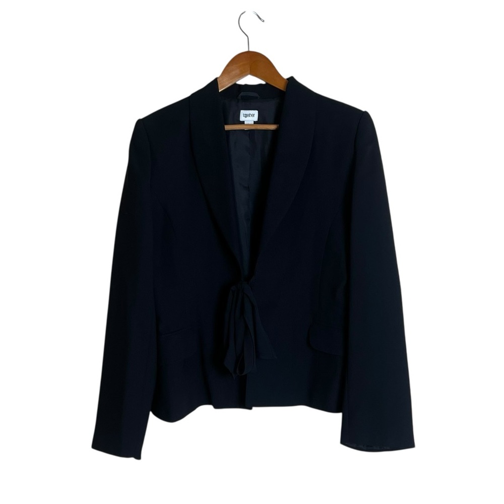 Together black tie front blazer. Size 12